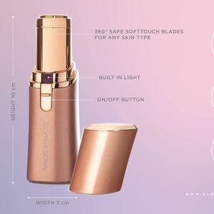 Shaving Wand with Rose Gold Accents -Pink Martin